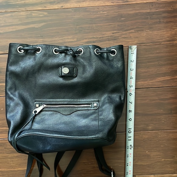 REBECCA MINKOFF LEATHER BACKPACK PURSE main image 9